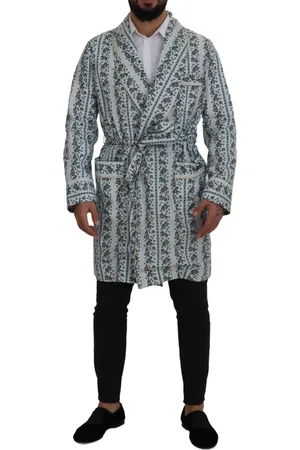 Dolce & Gabbana Mens Long Cotton Coat - Made in Italy - - Size IT 48 (Men