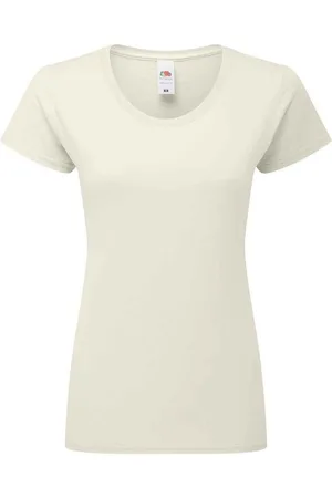 Fruit Of The Loom Womens/Ladies Fit Ringspun Premium Tshirt Cotton - Size X-Small