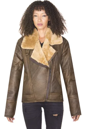 Infinity Womens B3 Sheepskin Flying Jacket-Bergamo - - Size 10 UK