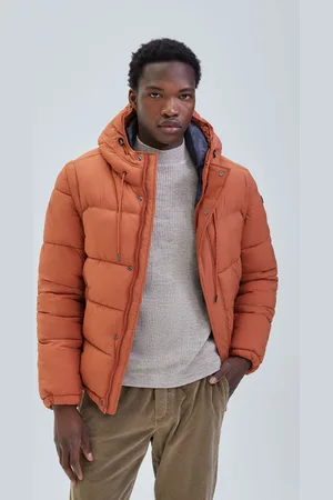 IKKS Mens High Neck Padded Jacket - - Size Small