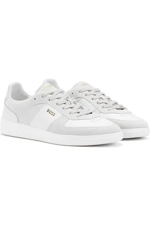HUGO BOSS Brandon Suede/Leather Mens Trainers - Size UK 9