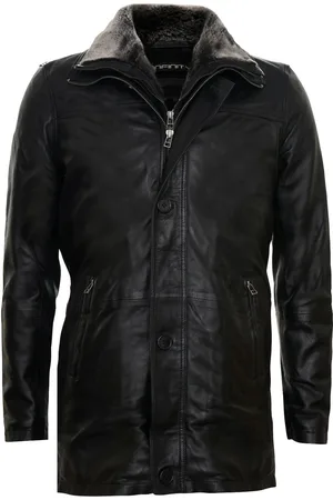 Infinity Mens Removable Collar Mid Length Warm Jacket - - Size Small
