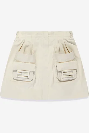 Fendi Girls Cargo Pocket Skirt in - Size 9Y