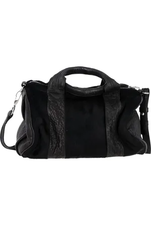 Alexander Wang Pre-owned Womens Pebbled Rocco Duffle in Lambskin Pony Hair Leather - One Size