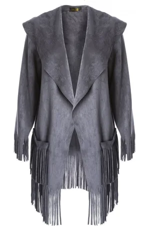 Jayley Womens Suede Jacket - - One Size