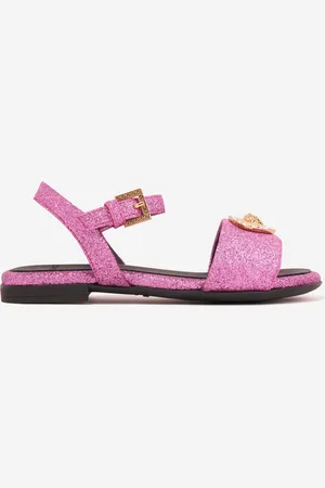 VERSACE Girls Medusa Heart Sandals in - Size UK 2.5