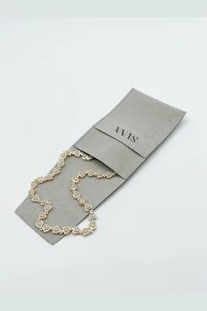 SVNX Womens Mini Heart Infinity Necklace in - One Size