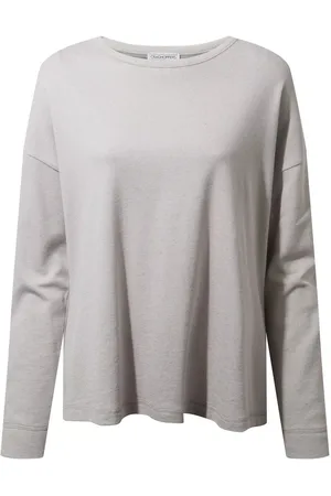 Craghoppers Womens/Ladies Forres Long-Sleeved T-Shirt (Lunar Marl) - Size 16 UK