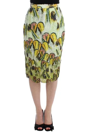 Lanre Da Silva Ajayi WoMens Multicolor Organza Pencil Skirt - material_Fabric - Size Medium