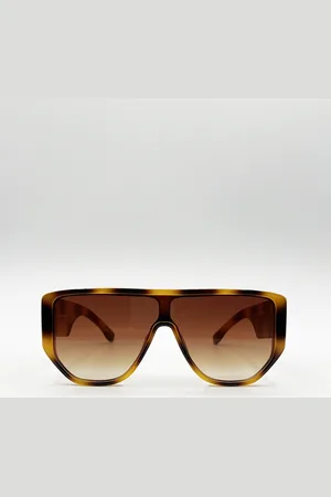 SVNX Womens Oversized Flat Top Spotty sunglasses in - One Size
