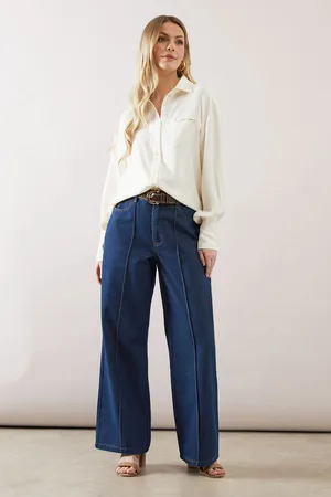 wallis Womens Pocket Detail Relaxed Collared Shirt - - Size 8 UK