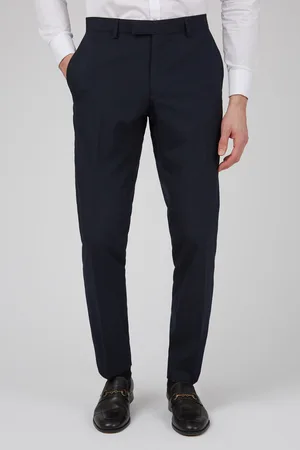 Racing Green Mens Tailored Fit Dresswear Trousers - Size 40 Regular