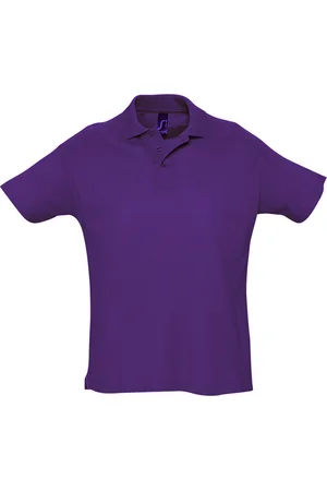 Sols Mens Summer II Pique Short Sleeve Polo Shirt (Dark ) Cotton - Size X-Small