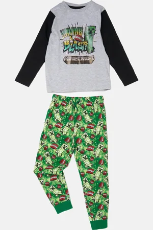Angel & Rocket Boys Minecraft Graphic Pyjamas - - Size 3-4Y