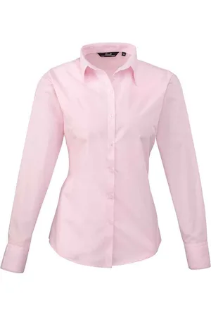 Premier Womens/Ladies Long-Sleeved Shirt - Size 14 UK