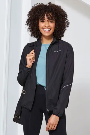 Sosandar Womens Motivate Activewear Zip Jacket With Pockets - Size 12 UK