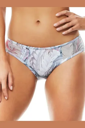Moontide Womens Paradise Mesh Side Bikini Briefs Multi - Polyamide - Size X-Small