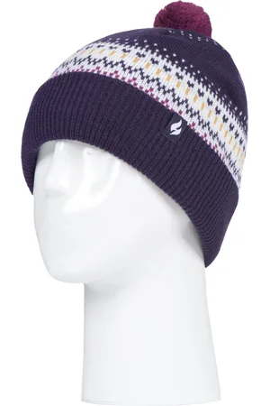 Heat Holders Ladies / Womens Knitted Beanie Bobble Hat with Pom Pom - - One Size