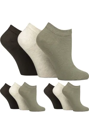Gentle Grip Womens 9 Pairs Ladies Diabetic Trainer Socks
