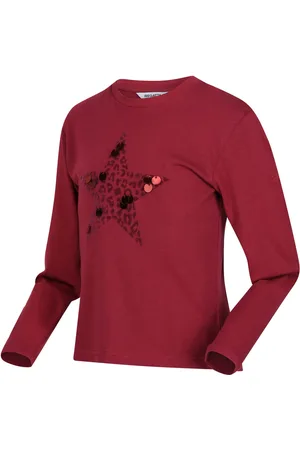 Regatta Kids Unisex Juniors Wenbie III Long Sleeve T-Shirt in Cotton - Size 11-12Y