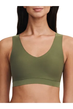 Chantelle Womens SoftStretch V-Neck Jersey Crop Top - Polyamide - Size XL/2XL
