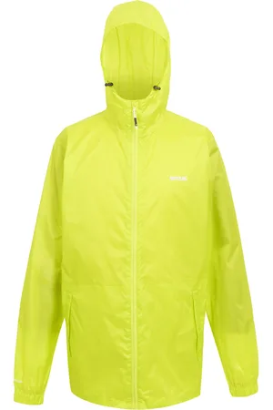 Regatta Mens Pack It III Waterproof Jacket (Citron Lime) - - Size Large