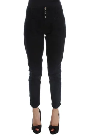 Costume National WoMens Cotton Slim Fit Cropped Jeans material_cotton - Size 26 (Waist)