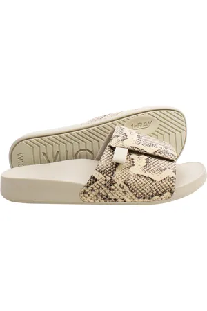 Vionic Keira Snake Womens Sliders - Size UK 9