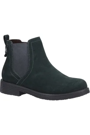 Hush Puppies Maddy Suede WoMens Petrol Boots - - Size UK 3