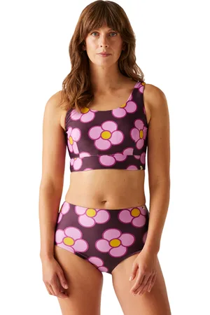 Regatta Womens/Ladies Orla Kiely Spinning Flower Reversible Bikini Set (Morello) - - Size 18 UK