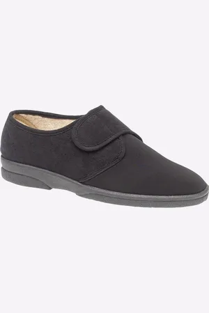 Sleepers Arthur Slippers MEMORY FOAM Wide Mens - Mixed Material - Size UK 9