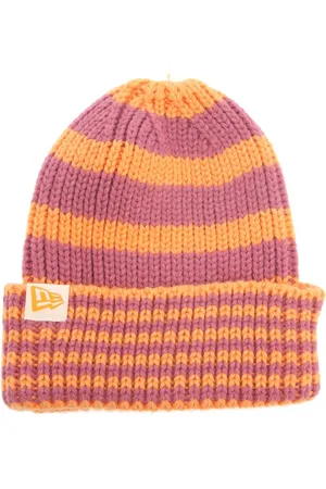 New Era Mens Accessories Stripe Knit Beanie in - Size Medium/Large