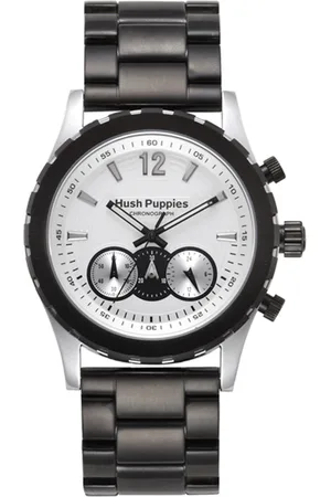 Hush Puppies : Orbz Mens White Watch - Stainless Steel - One Size