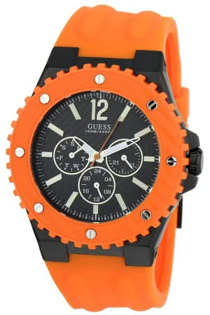 Guess Overdrive Mens Watch W11619G4 Rubber - One Size