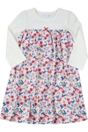 Mini Vanilla Girls Winter Floral Cotton Traditional Night Dress - - Size 4-5Y