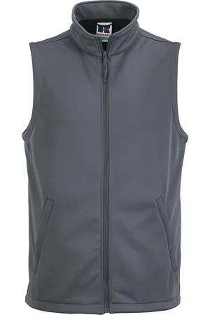 Russell Athletic Mens Smart Softshell Gilet Jacket (Convoy Grey) - - Size Medium