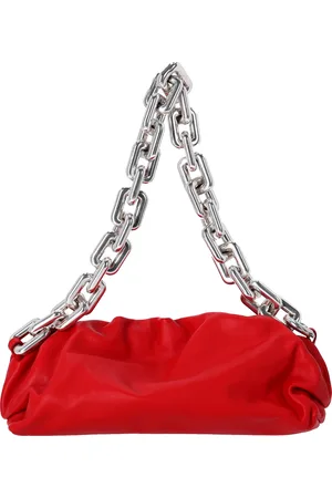Bottega Veneta Pre-owned Womens Chain Pouch Shoulder Bag in Calfskin Leather - One Size