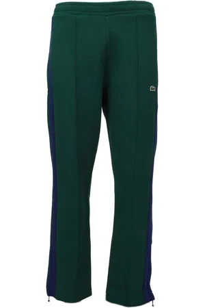 Lacoste Mens Heritage Colourblock Pique Joggers in blue Polycotton - Size X-Small