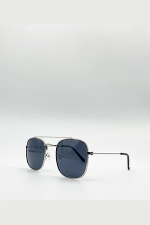 SVNX Mens Aviator Style Double Bridge Sunglasses - Metal (archived) - One Size