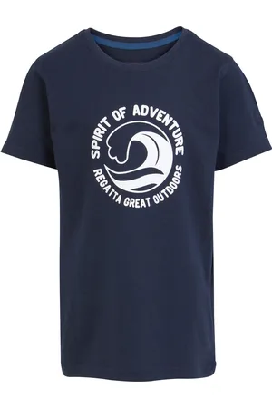 Regatta Kids Unisex Childrens/Kids Bosley VII Wave T-Shirt - Size 7-8Y