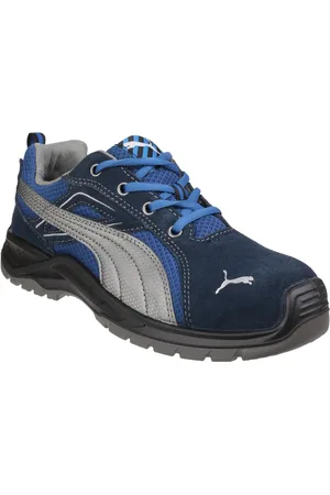 PUMA Mens Omni Sky Low Lace up Safety Shoe - Leather - Size UK 8