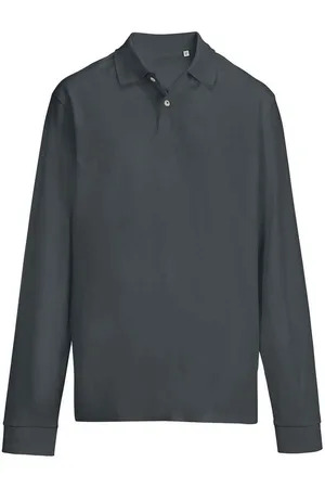 Sols Unisex Adult Pique Long-Sleeved Polo Shirt (Mouse Grey) - - Size Small