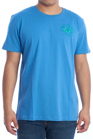 La Martina YMR009-JS206 Mens Regular Fit Short Sleeve T-Shirt - - Size 2XL