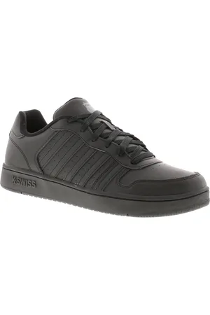 K-Swiss Mens Trainers Court Palisades Leather Lace Up Leather (archived) - Size UK 9