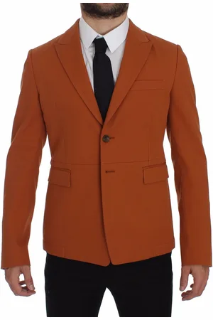 Dolce & Gabbana Mens Modern Italian Cotton Stretch Blazer - - Size IT 52 (Men