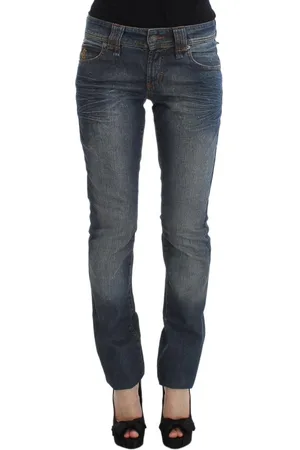 John Galliano WoMens Wash Cotton Blend Slim Fit Jeans material_cotton - Size 24 (Waist)
