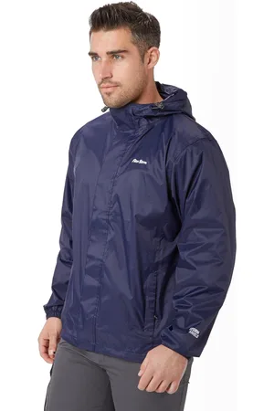 Peter Storm Mens Waterproof, Lightweight & Packable Jacket with Adjustable Hood, Raincoat - Polyamide - Size X-Small