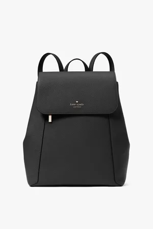 Kate Spade Womens Lena Pebbled Leather Large Flap Backpack - - One Size