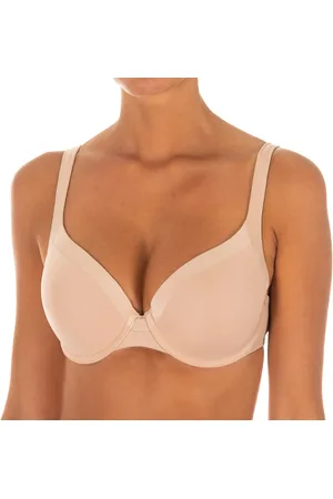 Dim D0CS8 WoMens bra with underwire and elastic sides offers a comfortable fit and maximum support - - Size 40C