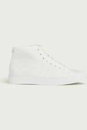 LK Bennett Womens Taylor Flats, Off White Cotton - Size UK 5